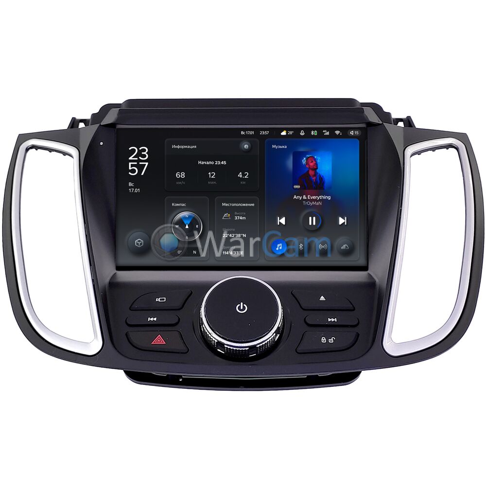 Штатное головное устройство Ford C-Max 2, Escape 3, Kuga 2 (2012-2019) Teyes X1 WIFI 9 дюймов 2/32 RM-9-5858 на Android 8.1 (DSP, IPS, AHD)