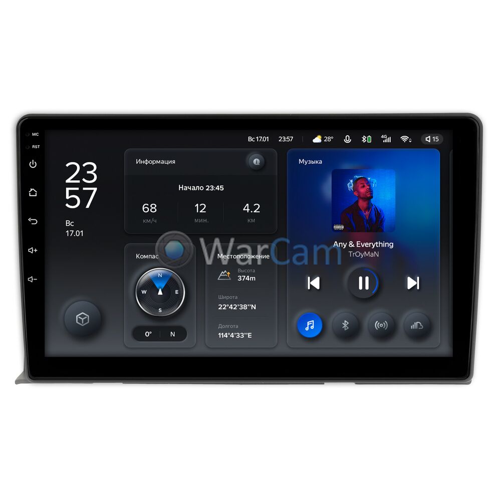 Штатное головное устройство Toyota ISis 2004-2018 Teyes X1 WIFI 9 дюймов  2/32 RM-9-458 на Android 8.1 (DSP, IPS, AHD) Купить