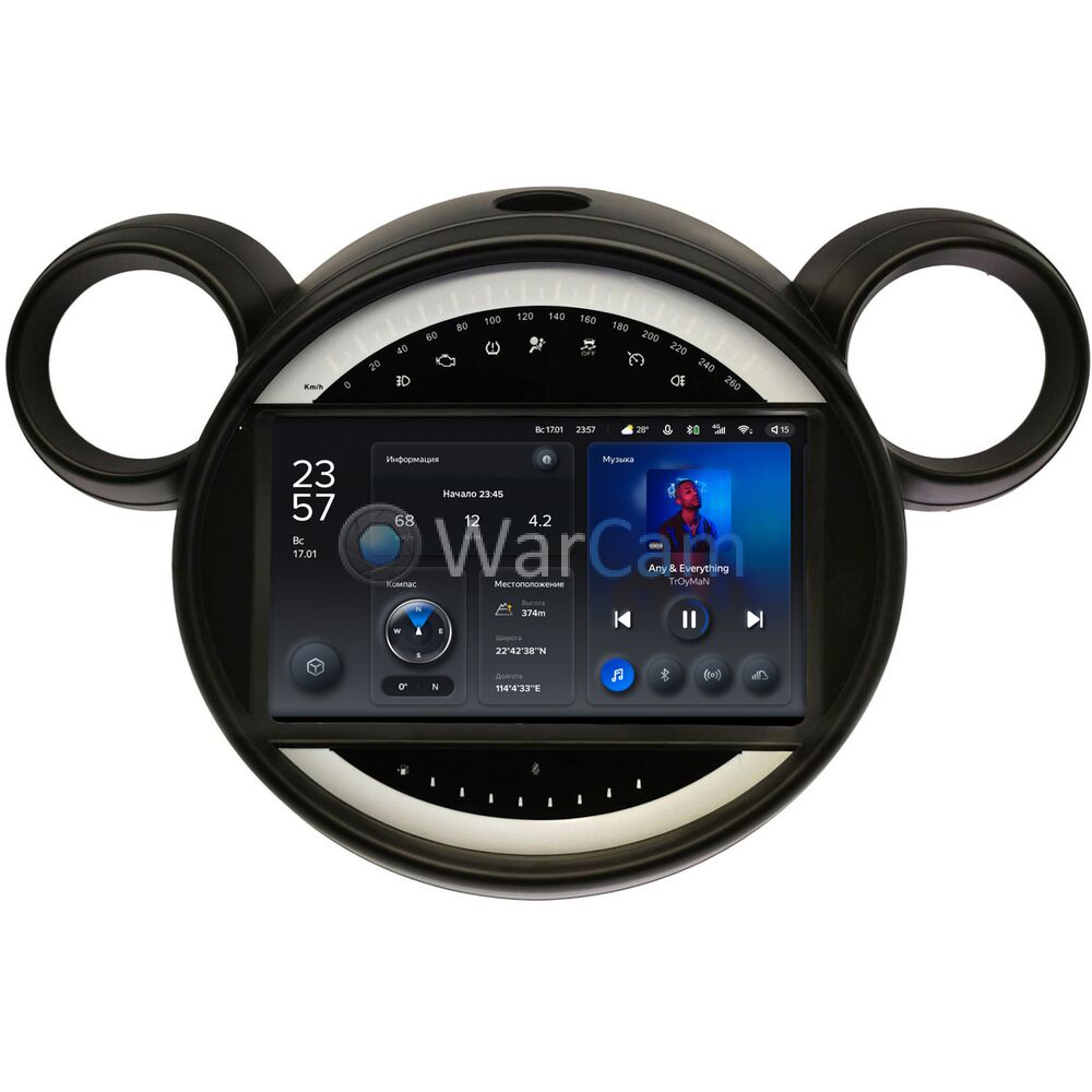 Штатное головное устройство Mini Cooper Countryman, Paceman (2012-2016) Teyes X1 WIFI 9 дюймов 2/32 RM-9-715 на Android 8.1 (DSP, IPS, AHD)