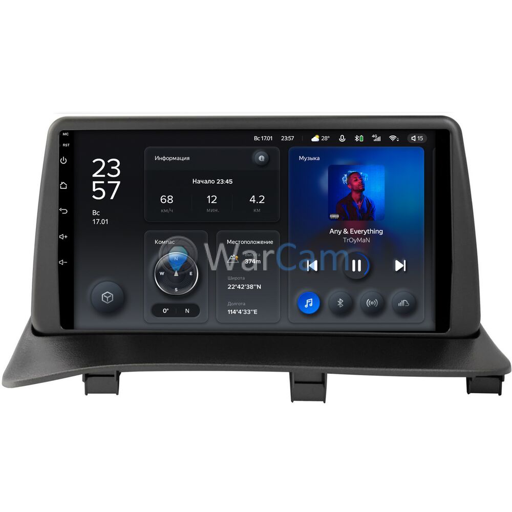 Штатное головное устройство Teyes X1 WIFI 9 дюймов 2/32 RM-9-2267 для Mitsubishi Delica 4 (1994-2007) (взамен верхнего бардачка) на Android 8.1 (DSP, IPS, AHD)