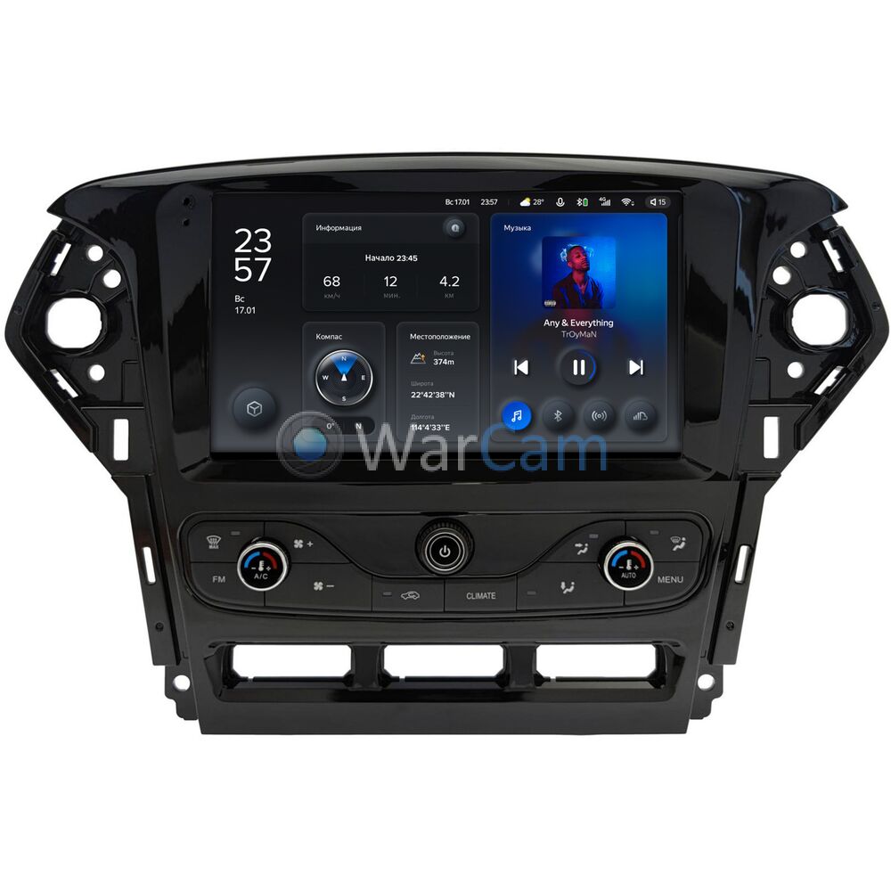 Штатное головное устройство Ford Mondeo IV 2010-2015 (с климат-контролем) Teyes X1 WIFI 9 дюймов 2/32 RM-9-5428 на Android 8.1 (DSP, IPS, AHD)