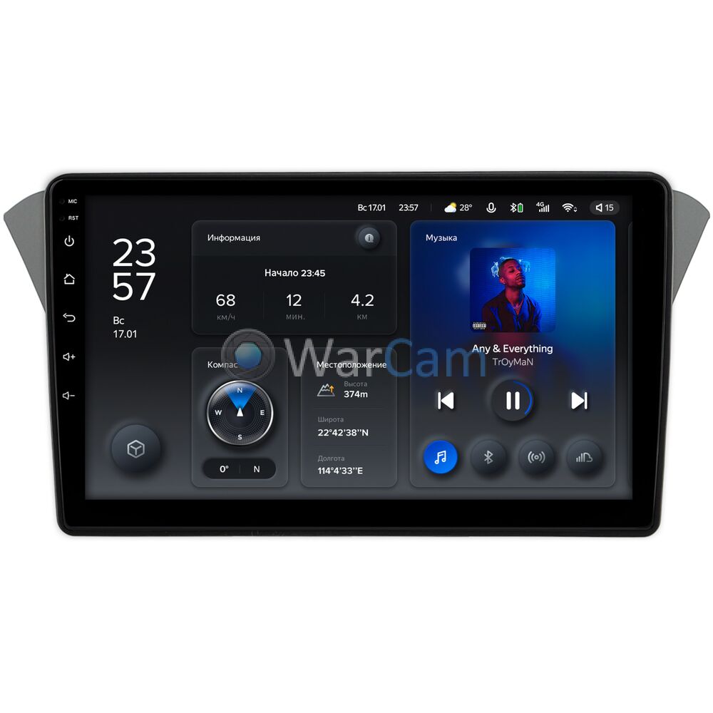 Штатное головное устройство Hyundai Genesis Coupe (2012-2016) Teyes X1 WIFI 9 дюймов 2/32 RM-9-1191 на Android 8.1 (DSP, IPS, AHD)