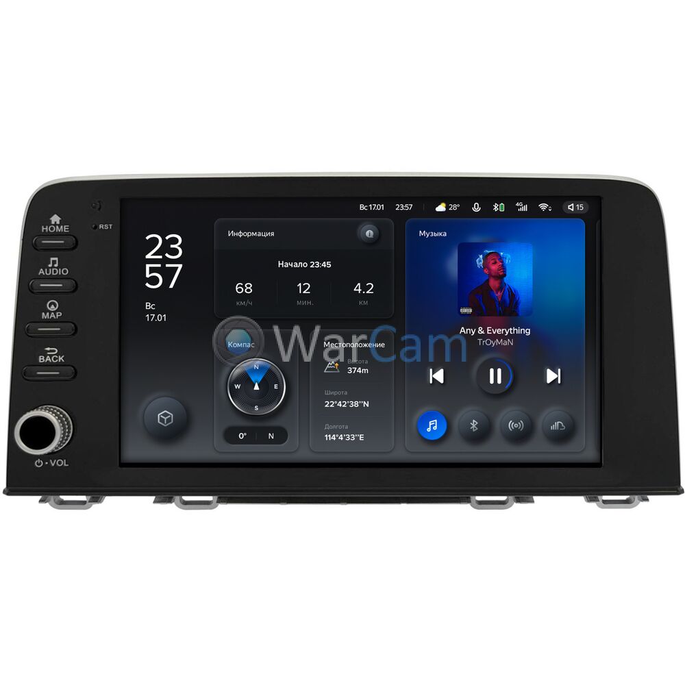 Штатное головное устройство Honda CR-V 5 (2016-2022) Teyes X1 WIFI 9 дюймов 2/32 RM-9-4092 на Android 8.1 (DSP, IPS, AHD)