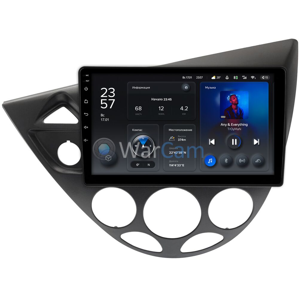 Штатное головное устройство Teyes X1 WIFI 9 дюймов 2/32 RM-9-1716 для Ford Focus (1998-2005) на Android 8.1 (DSP, IPS, AHD)