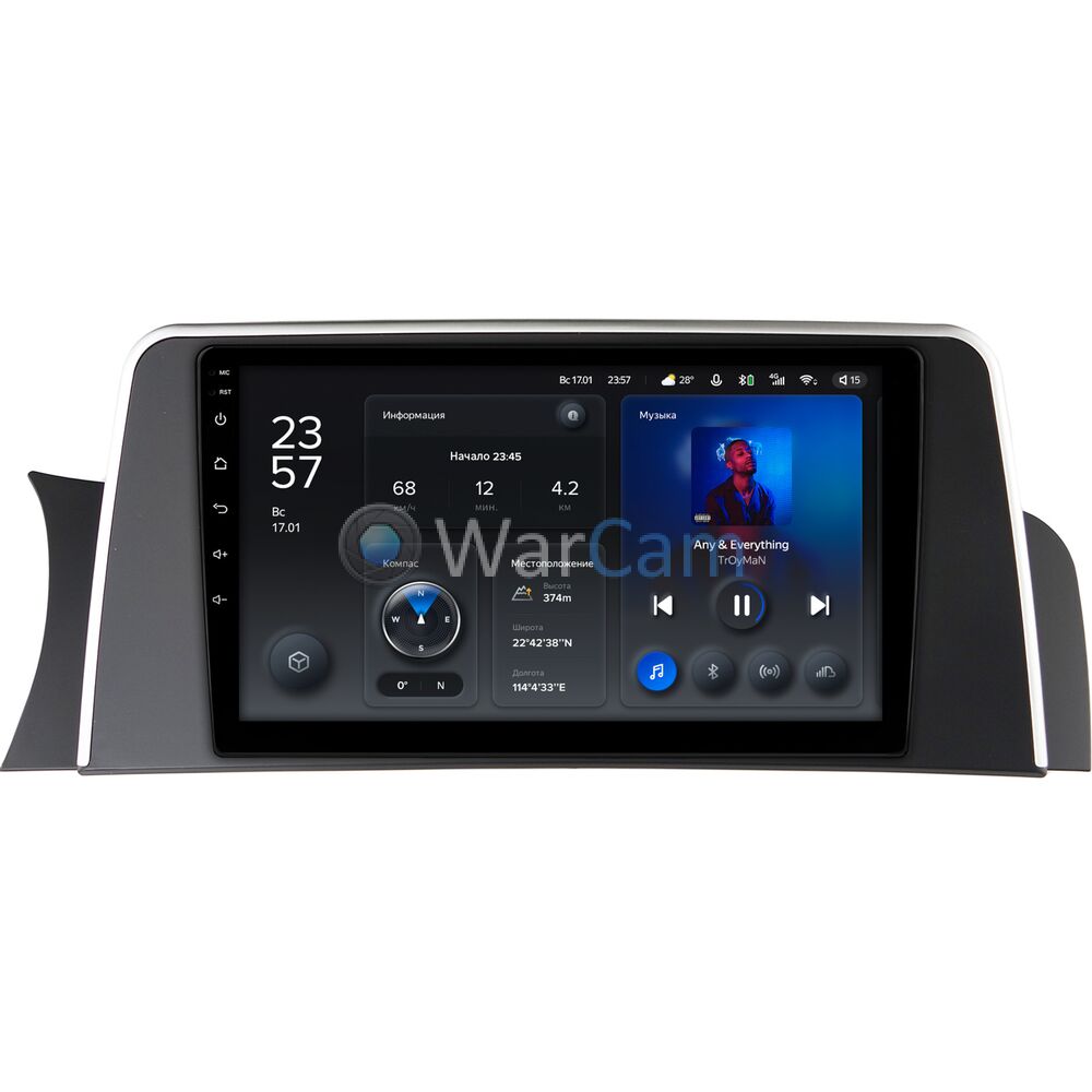 Штатное головное устройство Teyes X1 WIFI 9 дюймов 2/32 RM-9-1372 для BMW X3 II (F25) 2010-2017 CIC на Android 8.1 (DSP, IPS, AHD)