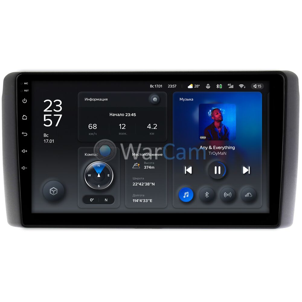 Штатное головное устройство Teyes X1 WIFI 9 дюймов 2/32 RM-9-NI127N для Nissan Leaf (2010-2017) на Android 8.1 (DSP, IPS, AHD)
