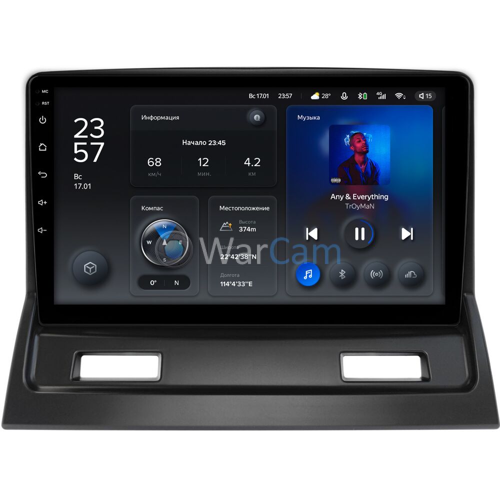Штатное головное устройство Mitsubishi Galant 9 (2003-2012) Teyes X1 WIFI 9 дюймов 2/32 RM-9-118 на Android 8.1 (DSP, IPS, AHD)