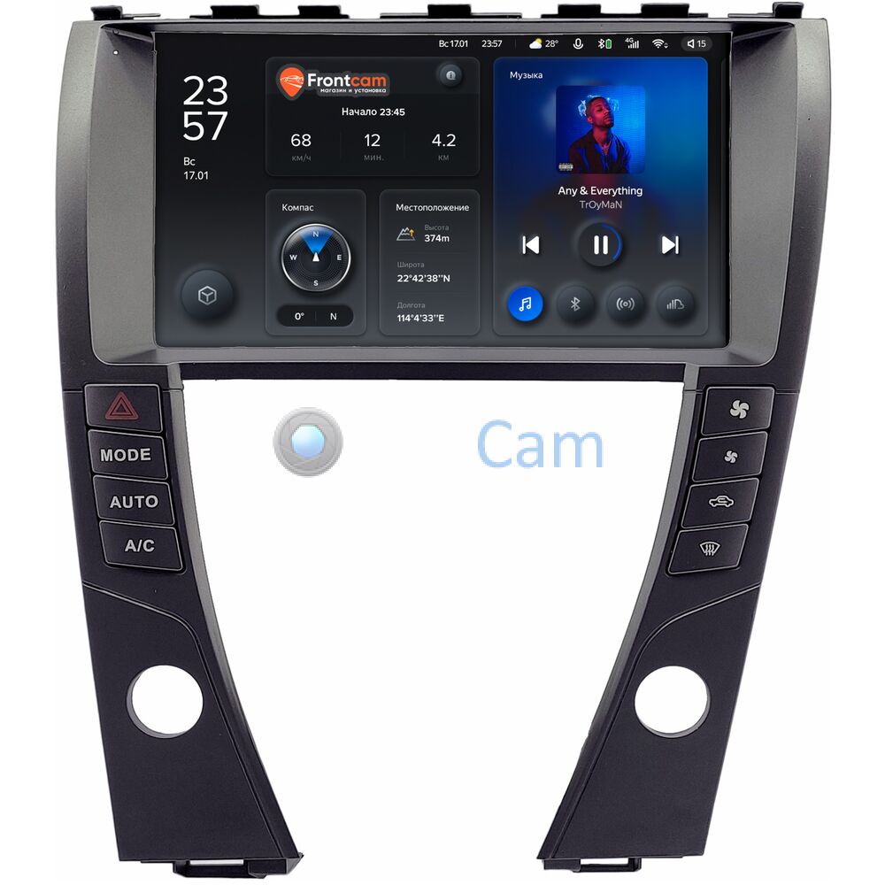 Штатное головное устройство Lexus ES 5 (2006-2012) (Frame C) Teyes X1 WIFI 9 дюймов 2/32 RM-9-3256 на Android 8.1 (DSP, IPS, AHD)