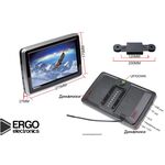 Навесной монитор 10" на подголовник ERGO ER10VA со встроенным DVD плеером