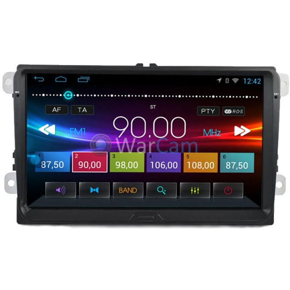 Штатная магнитола Ksize DVA-ZN8227L для Volkswagen Amarok, Caddy, Golf, Passat, Polo на Android 4.4.4