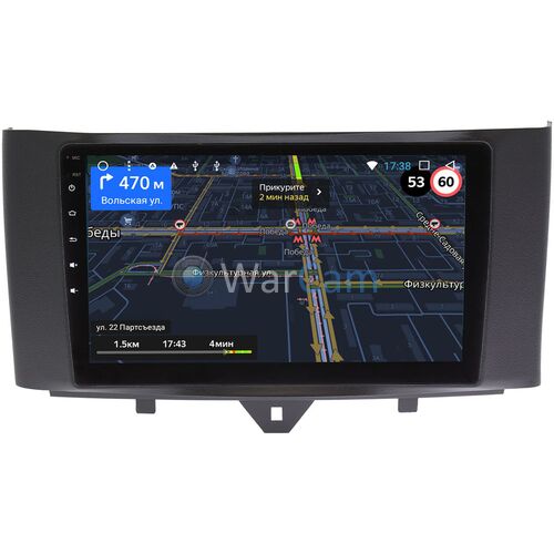 Smart Fortwo 2 (2011-2015) OEM GT9-9251 2/16 на Android 10