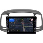 Hyundai Verna II 2005-2010 (черная) OEM BRK9-1411 1/16 Android 10