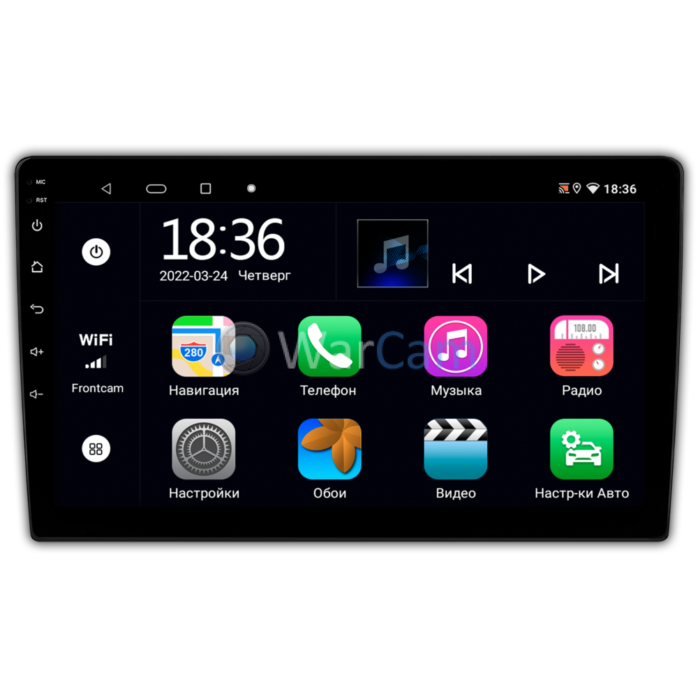 2 DIN универсальная магнитола OEM MT10 2/32 на Android 10 CarPlay (10  дюймов) Купить