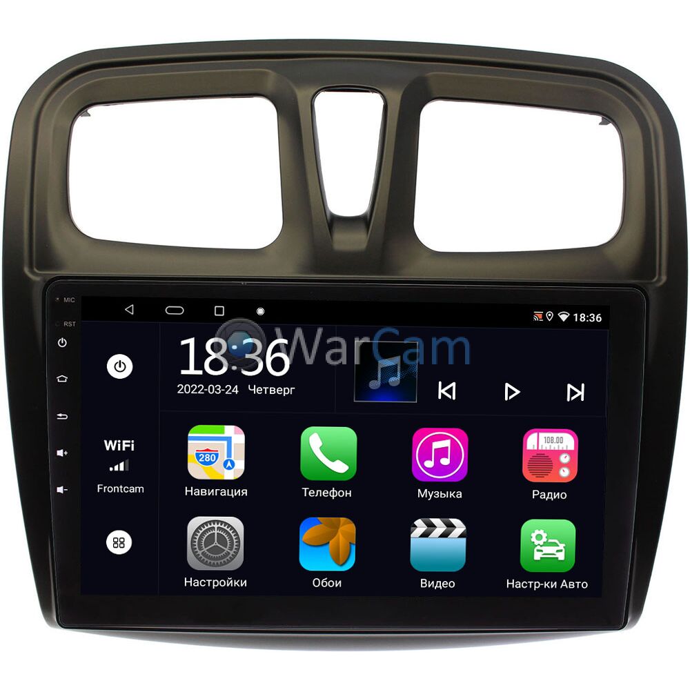 Штатная магнитола Renault Logan II, Sandero II 2013-2020 (10 дюймов) OEM  MX10-1090 4/64 Android 10 CarPlay Купить