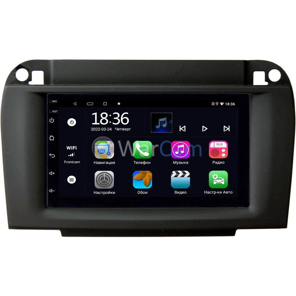 Магнитола в штатное место 2 din Mercedes S-klasse (w220) (1998-2005) OEM  4/64 на Android 10 CarPlay (MX7-RP-MRBZ-355) Купить