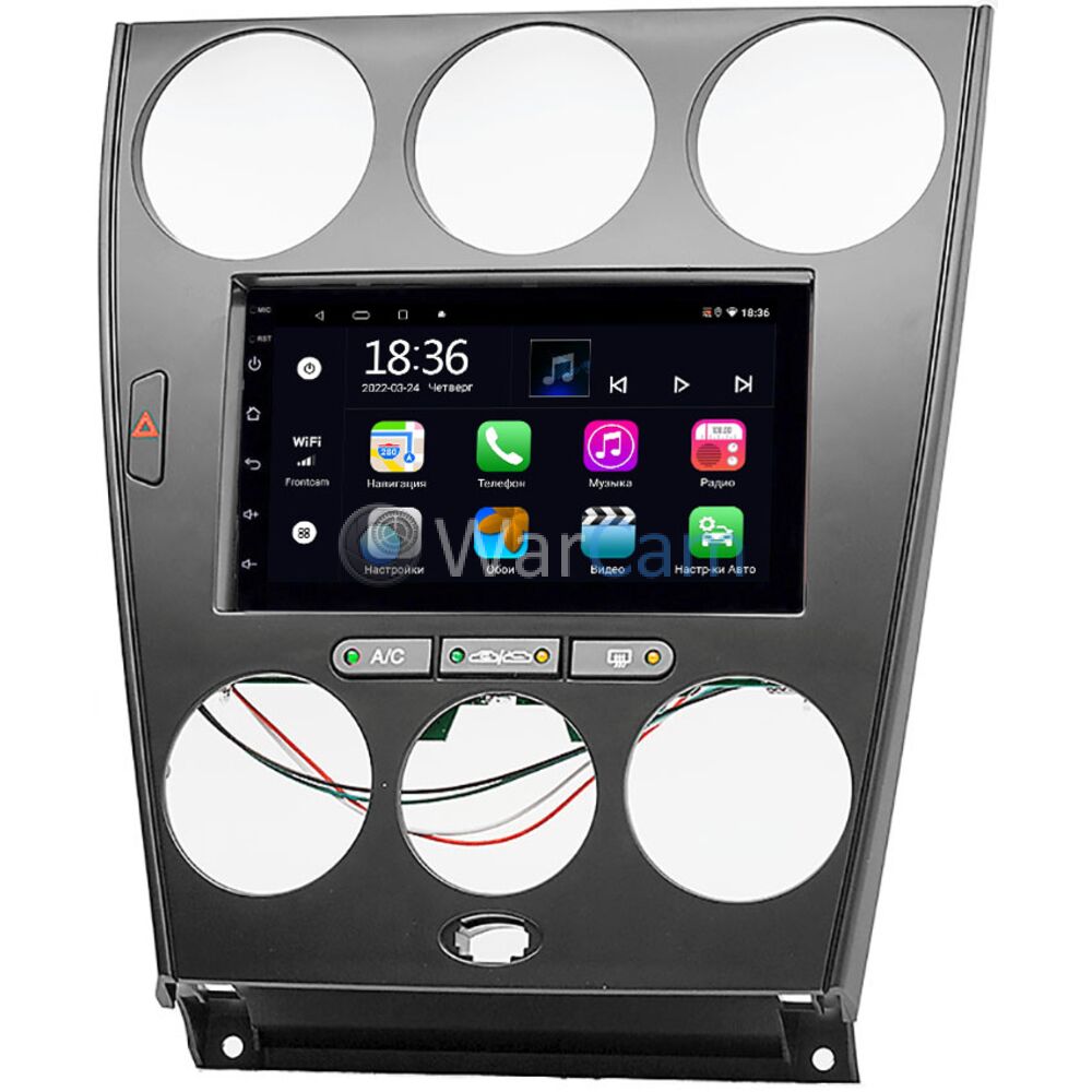 Магнитола в штатное место 2 din Mazda 6 (GG), Atenza (2002-2008) OEM 2/32  на Android 10 CarPlay (MT7-RP-11-106-348) Купить