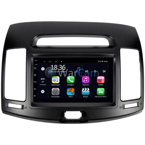 Hyundai Elantra 4 (HD) (2006-2011) (черная) OEM 2/32 на Android 10 CarPlay (MT7-RP-HDHD-30)