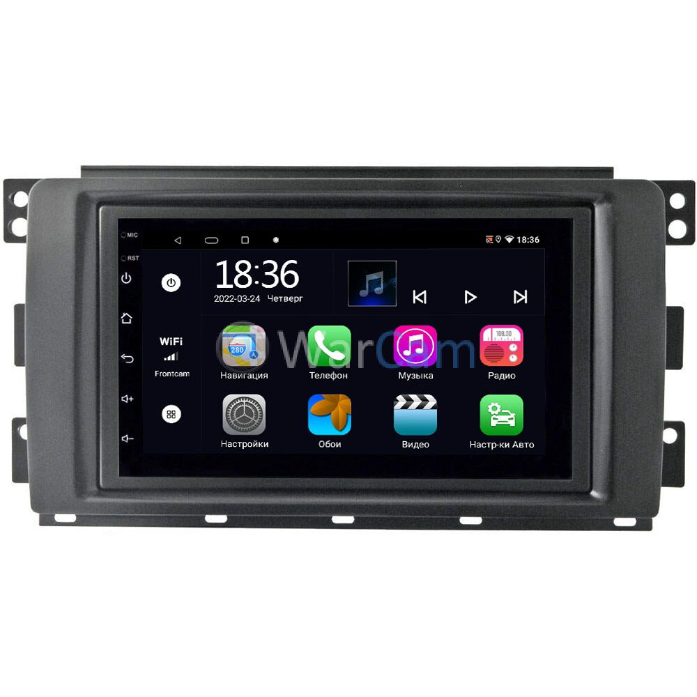 Магнитола в штатное место 2 din Smart Forfour (2004-2006), Fortwo 2  (2007-2011) OEM 2/32 на Android 10 CarPlay (MT7-RP-11-260-198) Купить