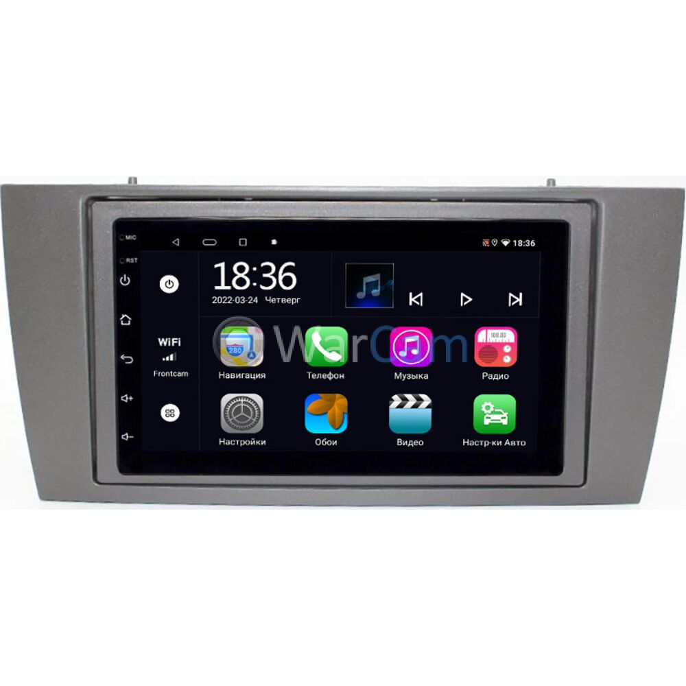 Магнитола в штатное место 2 din Jaguar X-Type, S-Type 1998-2008 (серая) OEM  2/32 на Android 10 CarPlay (MT7-RP-11-689-292) Купить