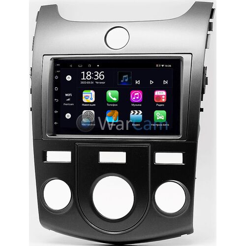 Kia Cerato 2 (2008-2013) черный (с кондиционером) Седан OEM 2/32 на Android 10 CarPlay (MT7-RP-11-414-327)