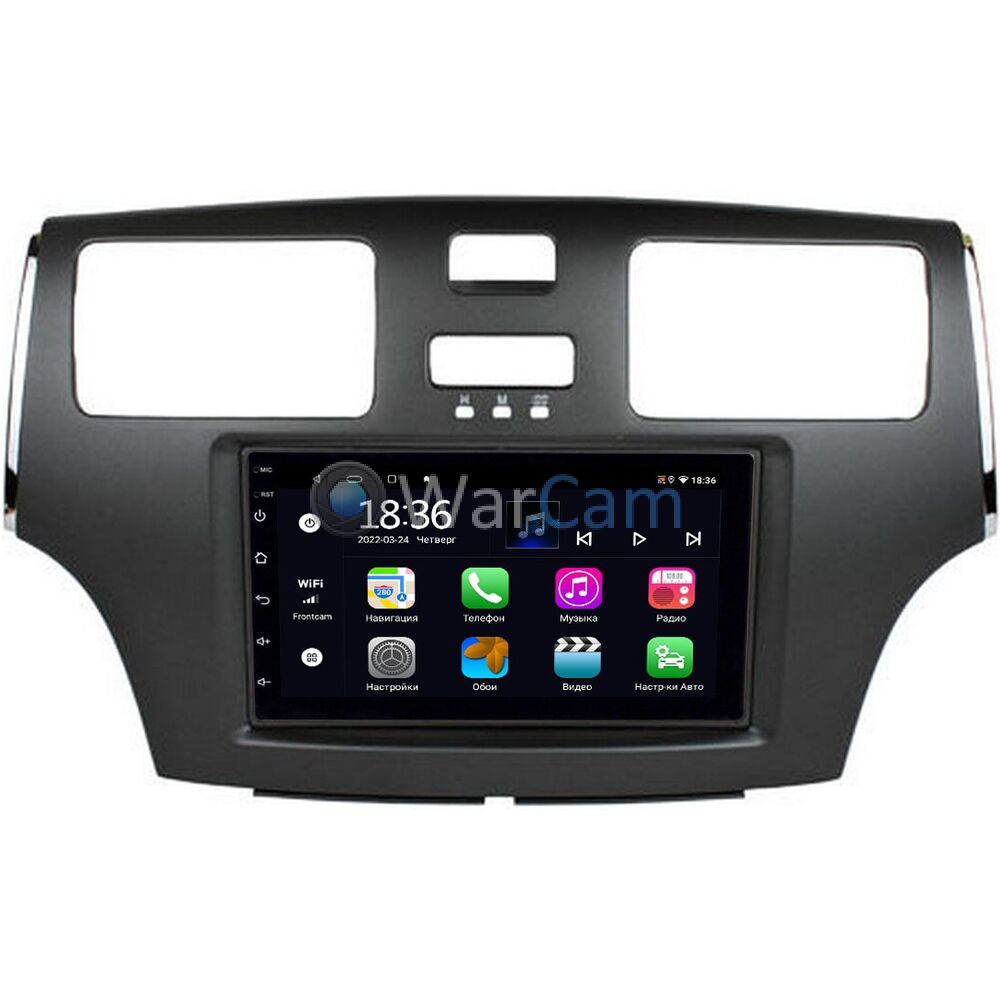 Магнитола в штатное место 2 din Toyota Windom 2001-2006 (черная) OEM 4/64  на Android 10 CarPlay (MX7-RP-TYWN3XB-336) Купить