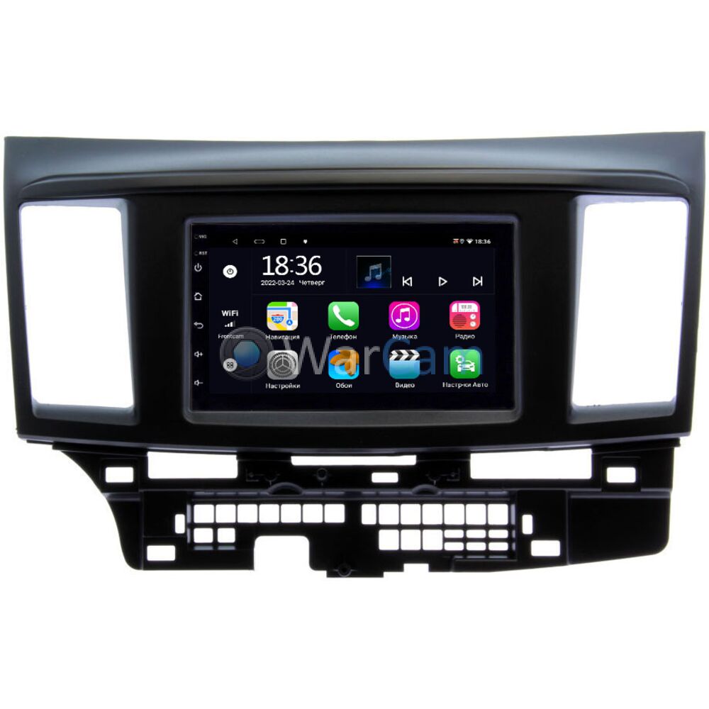 Магнитола в штатное место 2 din Mitsubishi Lancer X 2007-2018 OEM 2/32 на  Android 10 CarPlay (MT7-RP-MMLNB-49) Купить