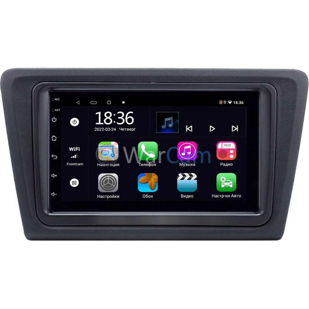 Магнитола в штатное место 2 din Skoda Rapid 2012-2020 OEM 4/64 на Android  10 CarPlay (MX7-RP-SKRP-397) Купить