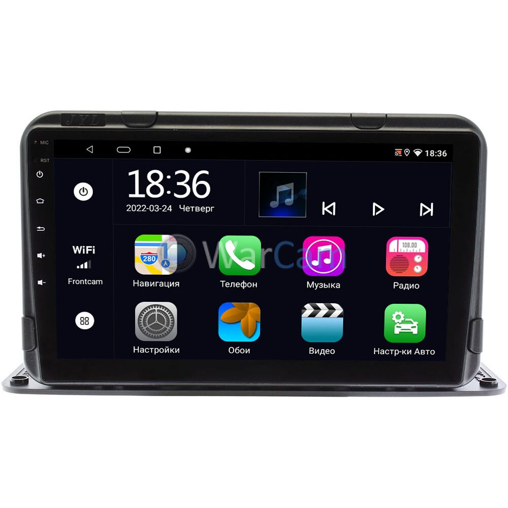 Универсальная магнитола 2 DIN 9 дюймов OEM MX9-9191 4/64 Android 10 CarPlay  для установки на торпедо Купить