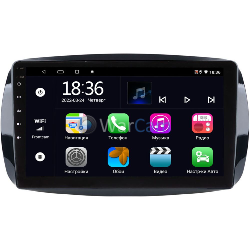 Штатная магнитола Smart Fortwo 3, Forfour 2 (2014-2022) OEM MT9-019 2/32  Android 10 CarPlay Купить