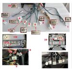 Штатная переходная рамка RM-9-470 под магнитолу 9 дюймов для Toyota LC Prado 120 2002-2009 / Lexus GX 470 (2002-2009) (для авто с монитором)