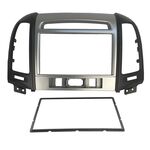 Переходная рамка в штатное место 2 din Hyundai Santa Fe II 2005-2012 (3 кнопки) Рамка RP-HDSFC-105