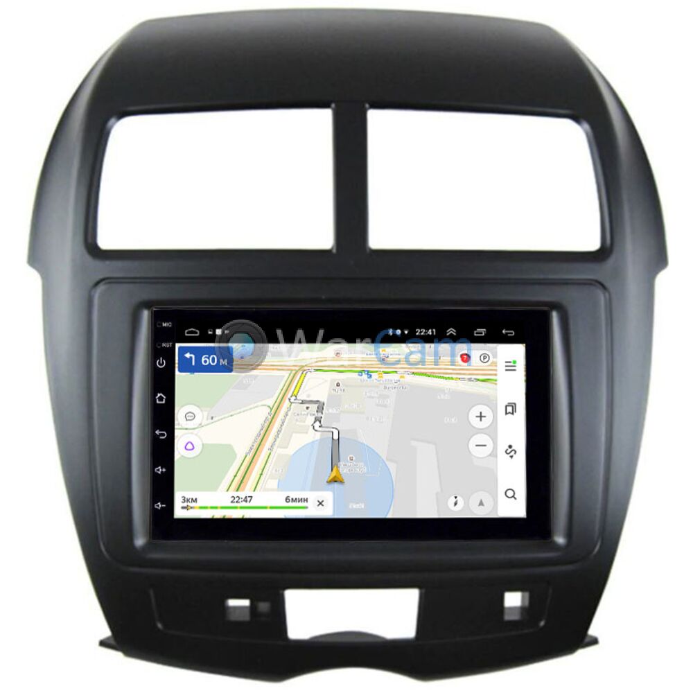 Магнитола в штатное место 2 din Mitsubishi ASX (2010-2016) OEM 2/16 на  Android 10 (GT7-RP-MMASX-69) Купить