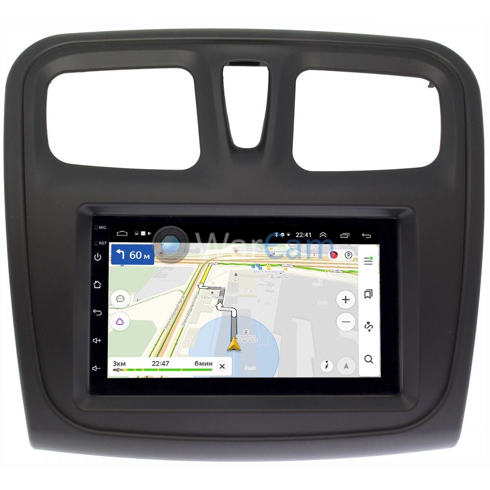 Магнитола в штатное место 2 din Renault Logan II, Sandero II 2013-2020 OEM  2/16 на Android 10 (GT7-RP-RLSS-154) Купить