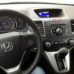 Переходная рамка в штатное место 2 din Honda CR-V IV 2012-2016 (серая) Рамка RP-HONDACRV-300