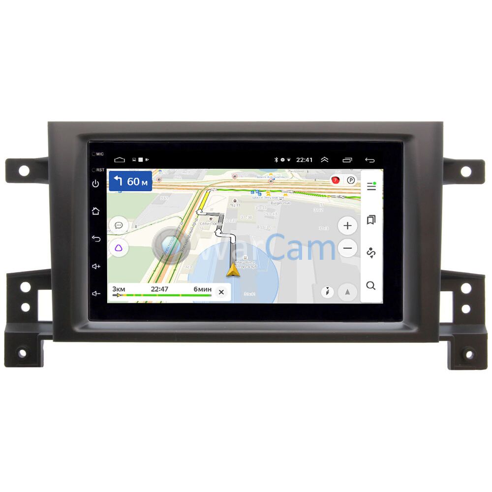 Магнитола в штатное место 2 din Suzuki Grand Vitara 3 (2005-2015) OEM 2/16  на Android 10 (GT7-RP-SZES3d-14) Купить