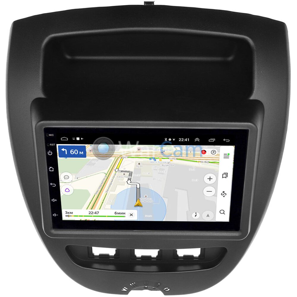 Магнитола в штатное место 2 din Peugeot 107 (2005-2014) OEM на Android 10  (RS7-RP-11-167-211) Купить