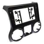 Штатная переходная рамка RM-10-009 под магнитолу 10 дюймов для Jeep Wrangler III (JK) 2011-2018