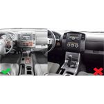 Штатная переходная рамка RM-9-1103 под магнитолу 9 дюймов для Nissan Navara (Frontier) III (D40) 2005-2010