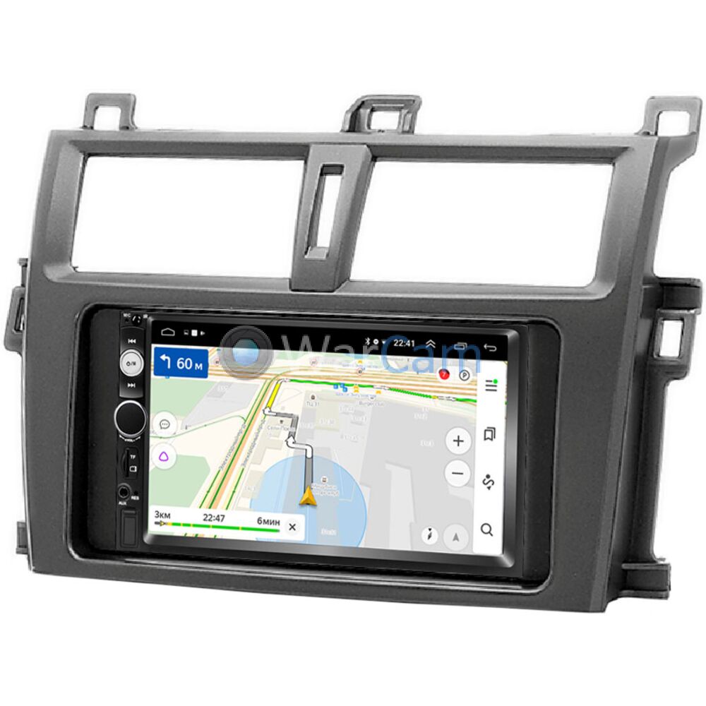 Магнитола в штатное место 2 din Toyota Ractis II (2010-2016) OEM на Android  9.1 2/16gb (GT809-RP-11-172-407) Купить