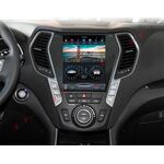 Штатная магнитола CarMedia ZF-1157-DSP для Hyundai Santa Fe III 2012-2018 Tesla Style (стиль тесла) на Android 9.0
