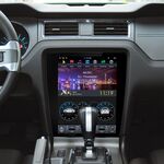 Штатная магнитола CarMedia ZF-1258-DSP для Ford Mustang V 2009-2014 Tesla Style (стиль тесла) на Android 9.0