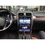 Штатная магнитола CarMedia ZF-1815-DSP для Lexus GX 460 2013-2019 Tesla Style (стиль тесла) на Android 9.0