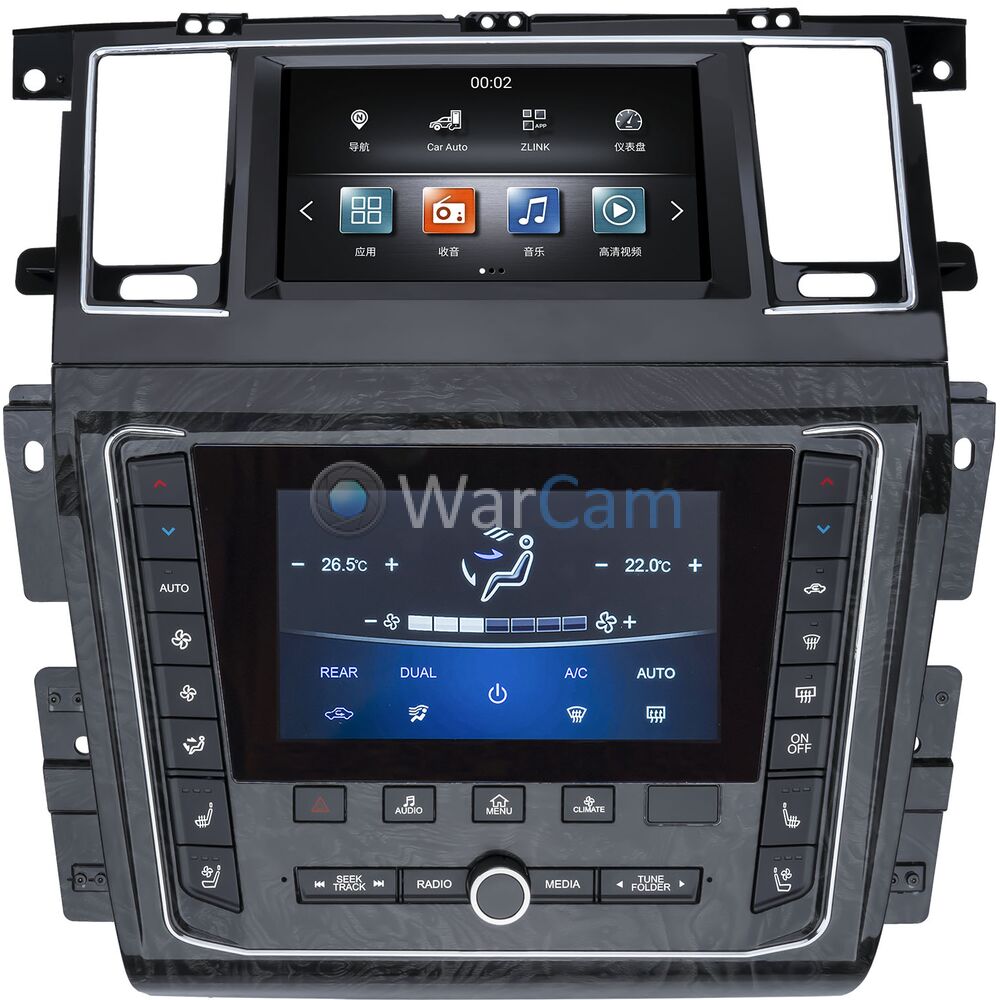 Штатная магнитола CarMedia ZF-2001-DSP для Nissan Patrol VI (Y62) 2010-2022  на Android 9.0 Купить