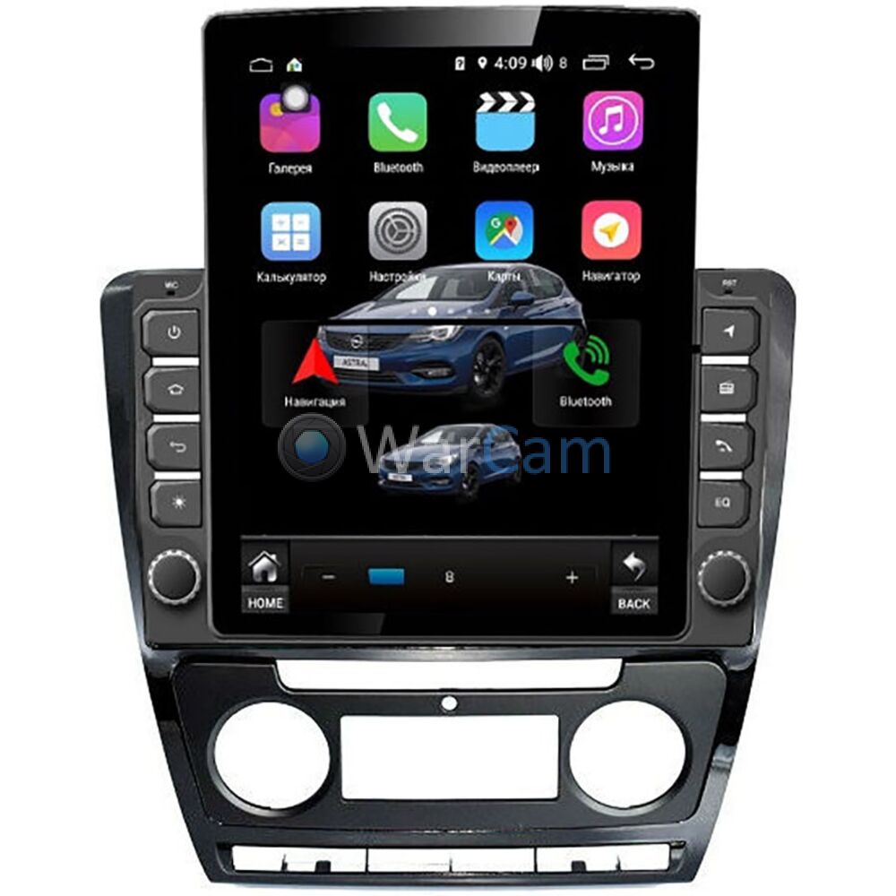 Штатная магнитола FarCar Winca S300-SIM 4G для Skoda Octavia II (A5)  2004-2013 на Android 9.1 Tesla Style (RT005R) DSP Купить