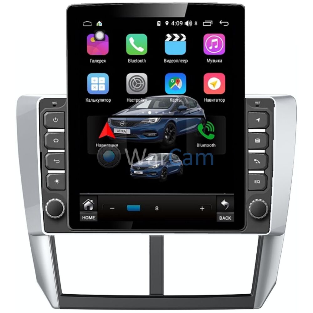 Штатная магнитола FarCar Winca S300-SIM 4G для Subaru Forester III  2008-2014, Impreza III 2007-2016 на Android 9.1 Tesla Style (RT062R) DSP  Купить