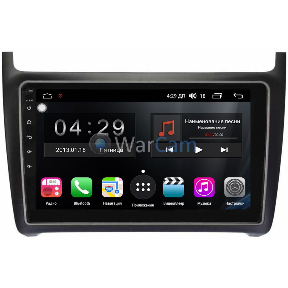 Штатная магнитола FarCar S400 Super HD 4G для Volkswagen Polo 5 2009-2021  на Android 10 (XH910R) DSP 6/128 Купить