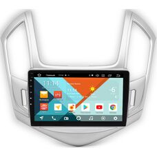 Chevrolet Cruze I 2012-2015 (серебро) Wide Media KS9-242QR-3/32 DSP CarPlay 4G-SIM на Android 10 (API 29)