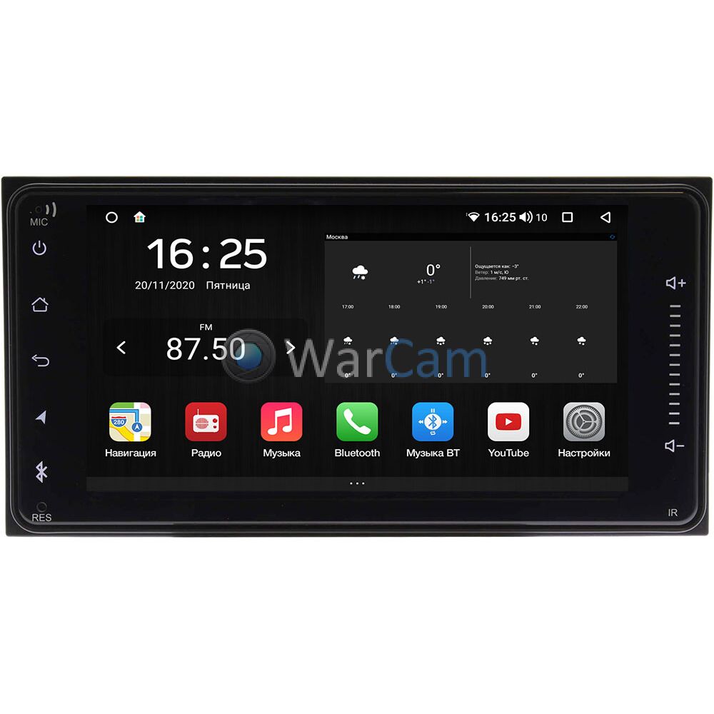 Штатная магнитола Toyota (Universal) Wide Media KS6901QR-3/32 на Android 10  (DSP CarPlay 4G-SIM) Купить