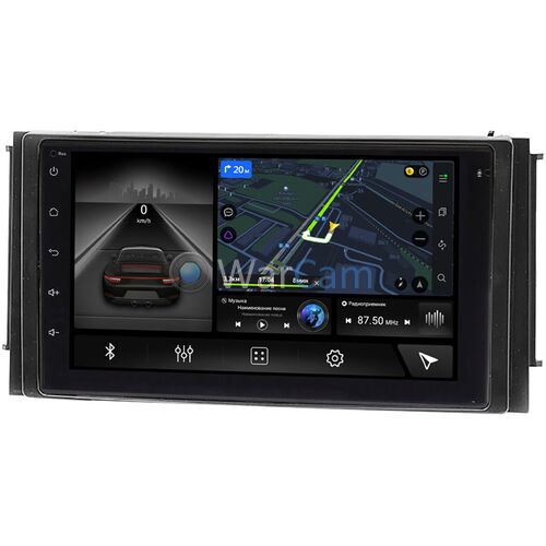 Hyundai Santa Fe II 2005-2012 (для авто с навигацией) Canbox H-Line 4477-RP-HDSFB-183 на Android 10 (4G-SIM, 3/32, DSP) (173х98)