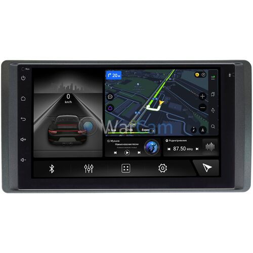 УАЗ Патриот (UAZ Patriot), Профи 2012-2022 (серая) Canbox M-Line 9863-RP-UZPT-66 на Android 10 (4G-SIM, 2/32, DSP) (173х98)